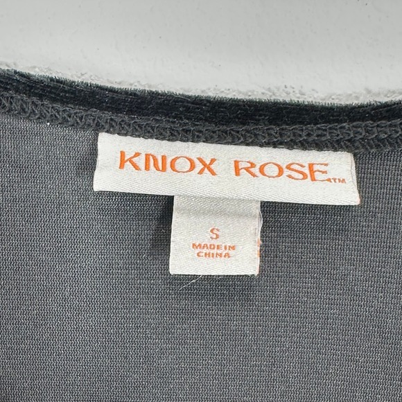 Knox Rose Black Velvet Long Sleeve Tiered Maxi Dress Size S V Neck Smocked Waist - Picture 5 of 8